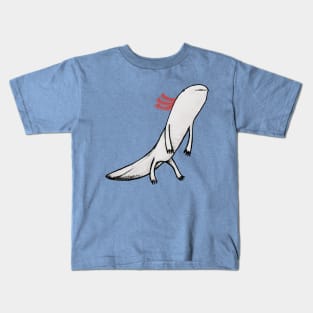 Standing Axolotl Kids T-Shirt